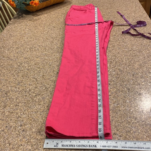 Chaps Pink Madden Straight Jeans Pants Size 6 - Picture 6 of 17